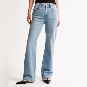 Abercrombie & Fitch High Rise Blue Jeans TALL 29 XLong